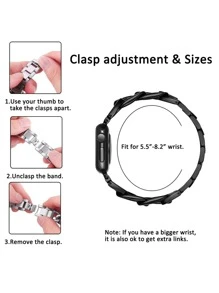 手環錶帶適用於Apple Watch - 金色 - 查看 8