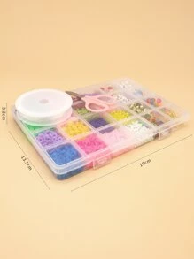 1件套釘珠DIY首飾配件套裝 - 彩色 - 查看 3