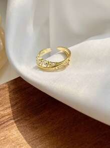 Vòng bít trang trí bằng đá rhinestone - Vàng - Xem 2