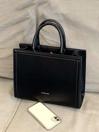 小手提托特包字母圖案優雅