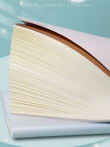 4入組字母和油畫圖案筆記本學生用簡單多用途日記筆記本辦公室 - 彩色 - 查看 2