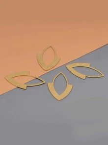 4入組幾何DIY珠寶配飾 - 金黃色 - 查看 1