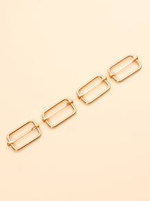 4pcs DIY Bag Accessories Metal Part - Gold - View 2