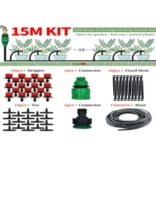 6 cái/bộ Bộ vòi tưới PVC, Bộ vòi tưới vườn hiện đại cho vườn - Nhiều màu - Xem 4