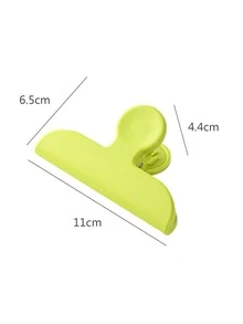 1pc ABS Sealing Clip, Minimalist Green Food Sealing Clip For Home - Green - View 2