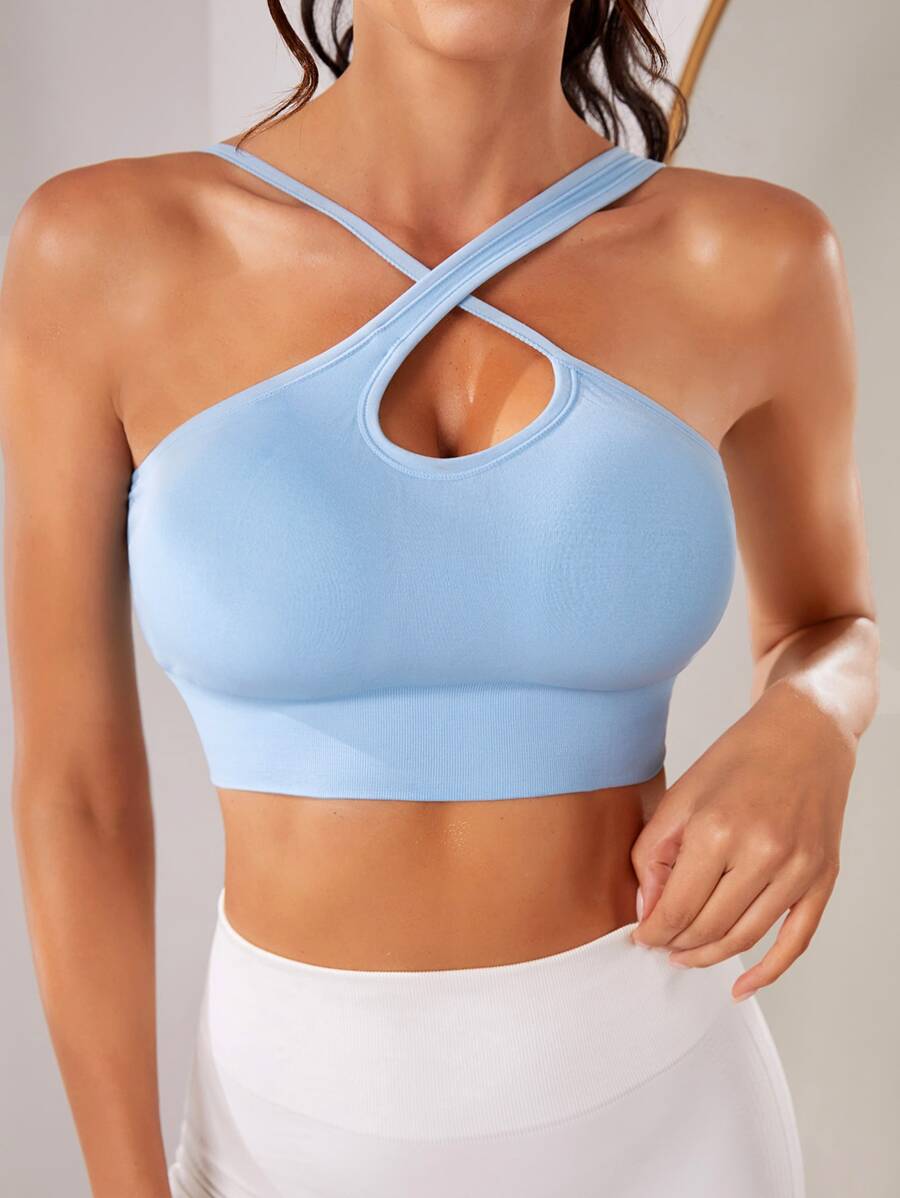 Yoga Sxy 前交叉短款運動上衣