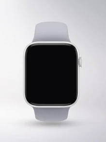 2024 Reloj inteligente de una pieza de silicona a la moda para hombres y mujeres con función de llamadas, recuento de pasos, seguimiento de calorías y distancia, alarma y notificación de mensajes, reloj inteligente multifuncional para deportes, pantalla táctil completa de 1.44 pulgadas compatible con sistemas Android e iOS como regalo para estudiantes que regresan a la escuela - Gris - Ver 3