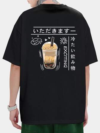 Guys Letter Cartoon Graphic Tee