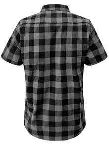 男士格子圖案前排扣襯衫 - 彩色 - 查看 2