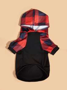 1 Áo nỉ họa tiết hình bàn chân chó cưng, thích hợp cho chó mèo vào mùa thu đông - màu đen - Xem 4