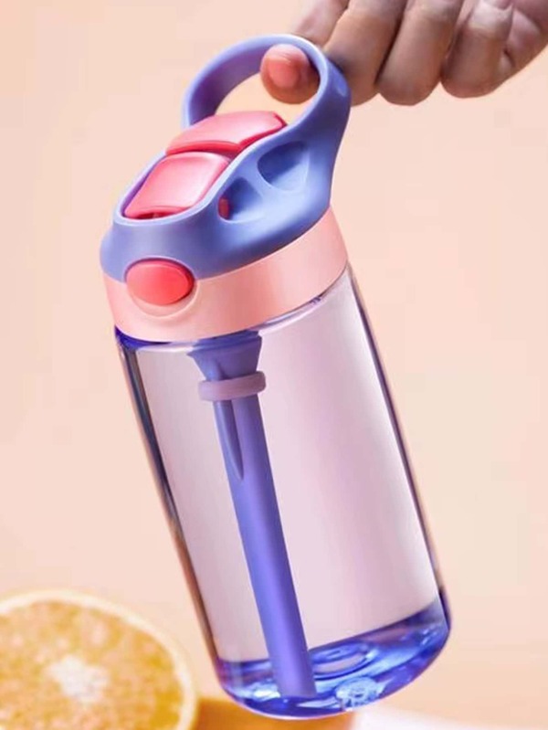 1pc 480ml PC Water Bottle, Minimalist Purple Drinking Bottle For Indoor & Outdoor SHEIN USA