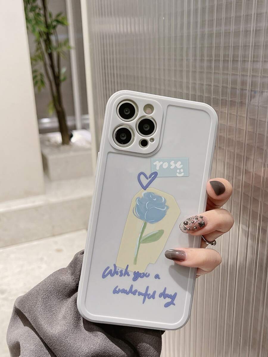 Ốp điện thoại silicon họa tiết hoa - Nhiều màu - Xem 1