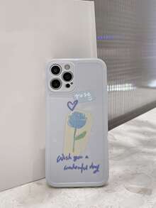 Ốp điện thoại silicon họa tiết hoa - Nhiều màu - Xem 2