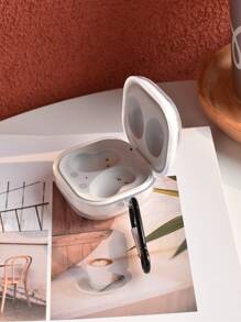 Cartoon Cat Pattern Clear Case Compatible With Samsung Galaxy Buds - Multicolor - View 4