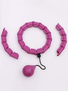1pc Removable Waist Exercise Hoop - Purple - View 2