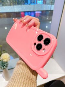 Solid Phone Case - Watermelon Pink - View 2