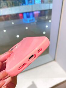 Solid Phone Case - Watermelon Pink - View 3