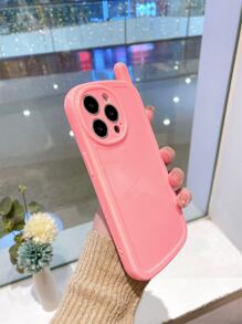 Solid Phone Case - Watermelon Pink - View 4