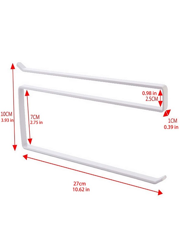 1pc Multifunction Hanging Storage Rack, Iron Kitchen Roll Holder SHEIN UK