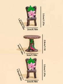 3 chiếc ghế thiết kế trang trí thủ công quà tặng tốt nhất - Nhiều màu - Xem 4