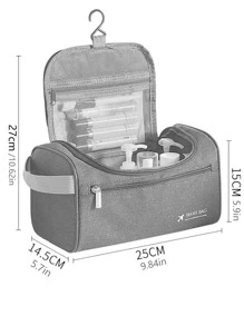 1 bolsa de almacenamiento gris, bolsa de almacenamiento de viaje de poliéster para viajes - Gris - Ver 3