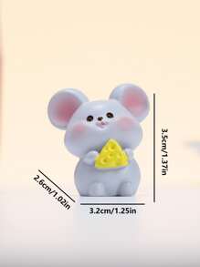 1入組卡通鼠標形狀裝飾工藝 - 彩色 - 查看 4
