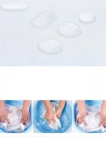 5pcs Clothes Dust Storage Bag - White - View 5