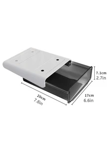 1pc Drawer Design Random Storage Box, Plastic Invisible Storage Drawer For Table Halloween Decorations Halloween Costumes Autumn Decor Festival Decor - Multicolor - View 7