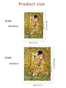 Juego De Pintura De Diamantes De Mosaico, Forma Redonda, Diseño Romántico, Kit De Manualidades Bricolaje - Multicolor - Ver 7