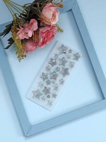 1pc Star Design DIY Silicone Mold - White - View 5