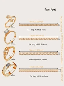 4入組/套塑料量環家用量具