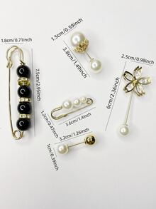 5入組隨機圖案腰扣飾 - 彩色 - 查看 2