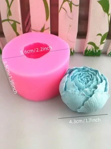 1 件花卉图案 DIY 硅胶模具 - 粉色 - 查看 2