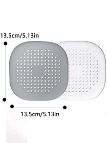 1个随机颜色毛发过滤器，水槽防堵塞过滤器，浴缸淋浴地漏塞，硅胶厨房除臭塞，地漏盖，浴室配件，浴室工具 - 彩色 - 查看 2