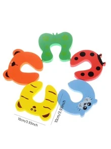1pc Cartoon Graphic Random Door Stop, Cute EVA Anti-collision Door Pad For Home - Multicolor - View 2