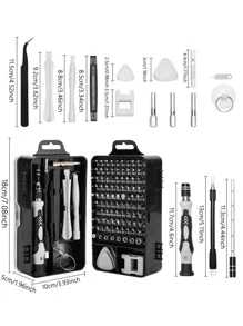 115 piezas Set herramienta de destornillador de metal - Multicolor - Ver 2