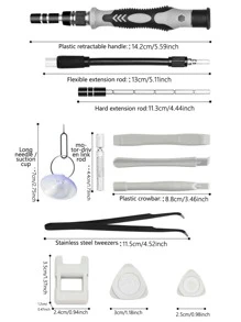 115 piezas Set herramienta de destornillador de metal - Multicolor - Ver 7