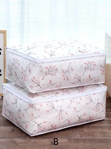 1入組簡單圖案防塵大容量可折疊被子收納袋 - 彩色 - 查看 5