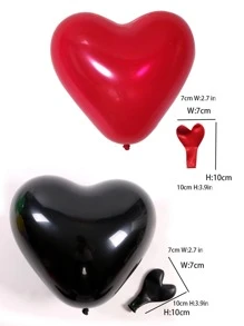 21 globos con forma de corazón, globos decorativos para el Día de San Valentín, boda, fiesta o Navidad - Multicolor - Ver 6
