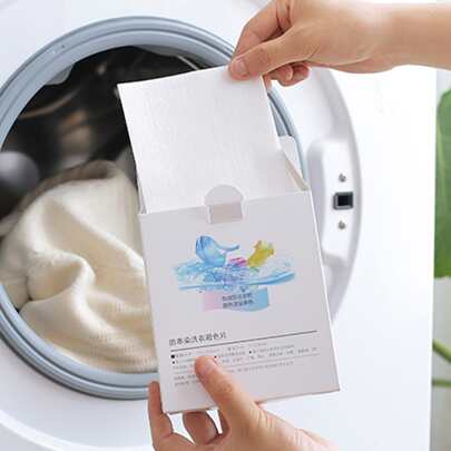 24 매 안티 염색 세탁 용지, 가정용 안티 크로스 염색 세탁 얼룩, 안티 크로스 염색 시트, 의류 안티 크로스 염색 혼합 세탁 페이퍼