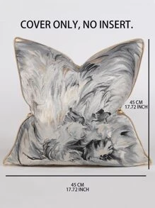 1 Vỏ gối Jacquard màu đen và vàng hiện đại cho ghế sofa, phòng khách và phòng ngủ, gối trang trí, 45cm * 45cm (17,7 inch * 17,7 inch), Trang trí nhà, phòng và văn phòng (Không bao gồm gối lót) - Nhiều màu - Xem 2