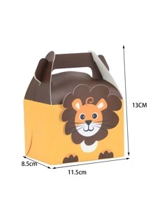 Hộp quà tặng ngẫu nhiên in hình động vật 5 cái - Nhiều màu - Xem 4