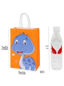 6pcs Dinosaur Pattern Gift Bag - Multicolor - View 6