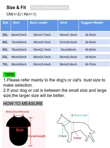 1pc Color Block Pet Tee For Cat And Dog For Summer - Black - View 2