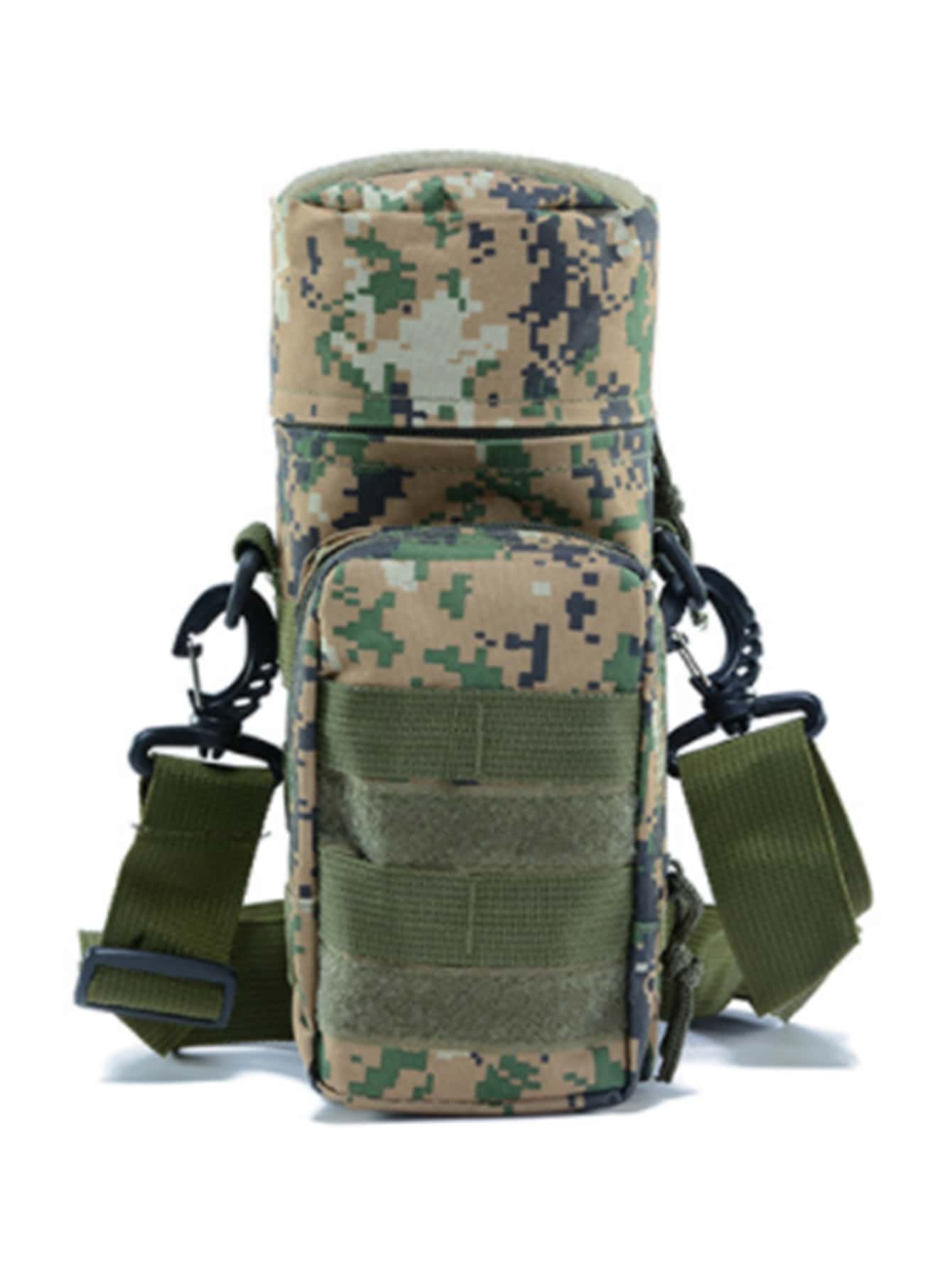 1pc Camo Pattern Lightweight Kettle Bag - Army Green - View 1