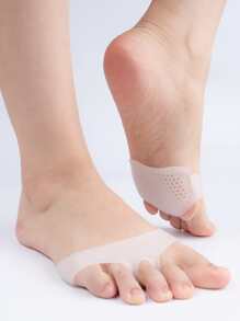 蹠骨腳墊，2入組軟凝膠可重複使用透氣套墊，耐磨腳墊，男女前腳緩衝鞋墊