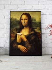 人像圖案無框畫 - 彩色 - 查看 4