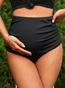 SHEIN 孕婦側收褶泳衣下裝