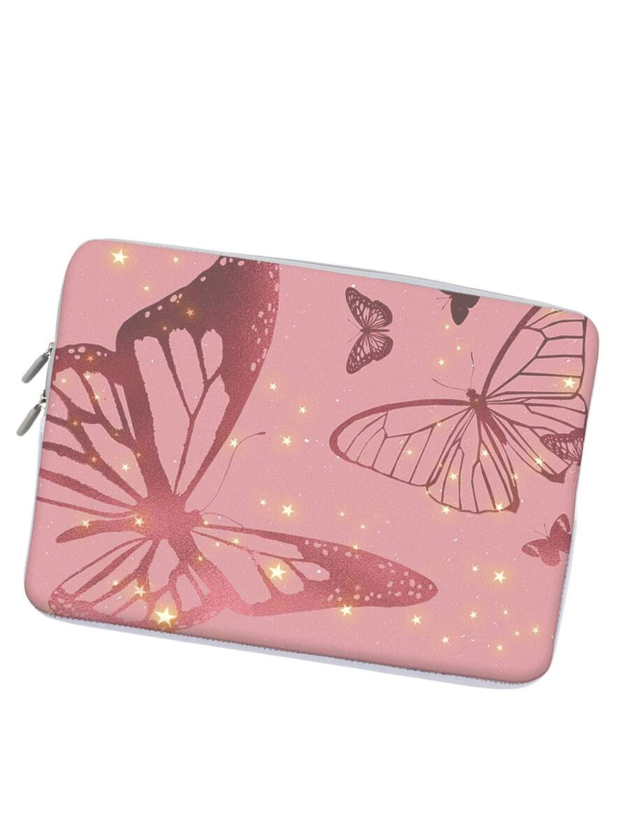 13英寸蝴蝶圖案電腦包 - 彩色 - 查看 1