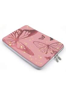13英寸蝴蝶圖案電腦包 - 彩色 - 查看 2
